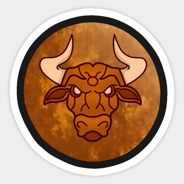 Taurus Sticker by shawnison